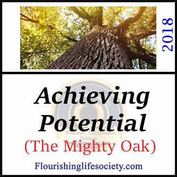 Internal Link: Achieving our potential...Healthy growth depends on supportive environments. As adults, we must create an environment that provides nutrients and protection.