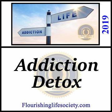 Internal link banner. Detox is not Recovery: Addiction is both biological and behavioral. The escape from life is an adaptation, remaining after the detox. Recovery has only begun. Once free of the blinding influence of the drug, we begin the real work of rebuilding life. 