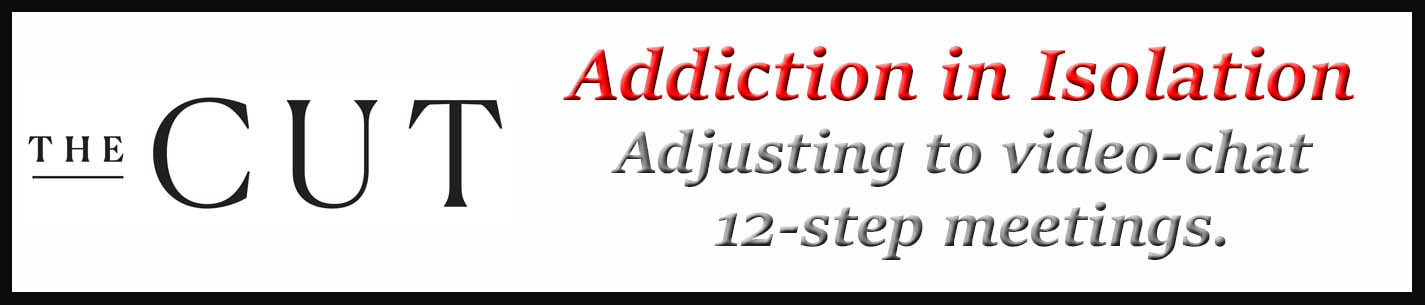 External Link: Addiction in Isolation Adjusting to video-chat 12-step meetings.