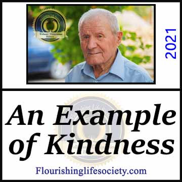 Example of Kindness. A Flourishing Life Society article link