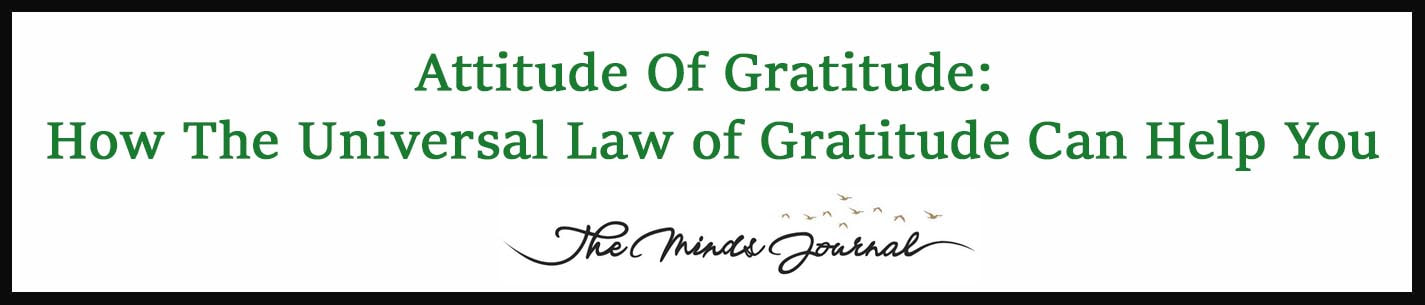External Link: Attitude Of Gratitude: How The Universal Law of Gratitude Can Help You