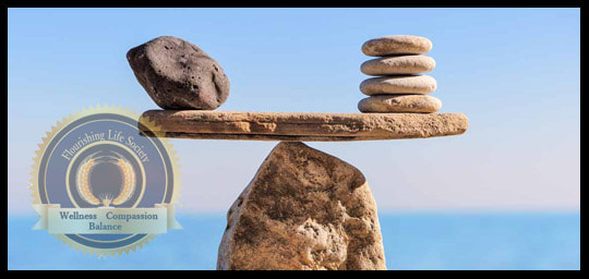 Rocks balancing with an ocean back ground. An article on balancing life's opposing demands