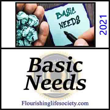 Basic Needs. A Flourishing Life Society article image link