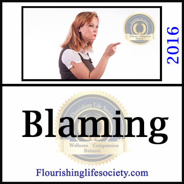 A Flourishing Life Society article link. Blaming