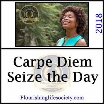 Carpe Diem. Seizing the Day. A Flourishing Life Society article link