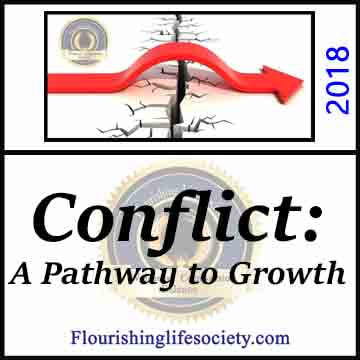 Conflict. A pathway to growth. A Flourishing Life Society article link