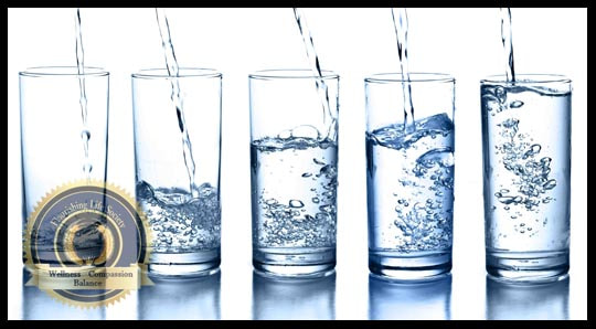 Glasses of water in various stages of being filled. A Flourishing Life Society article on replenishing
