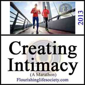Creating Intimacy. Flourishing Life Society article link