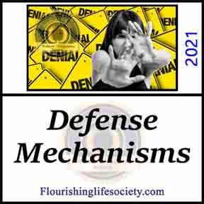 Defense Mechanisms. A Flourishing Life Society article