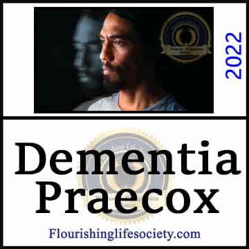 Dementia Praecox. A Flourishing Life Society article image link