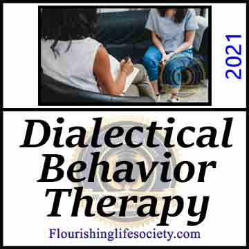 Dialectical Behavior Therapy. A Flourishing Life Society article link