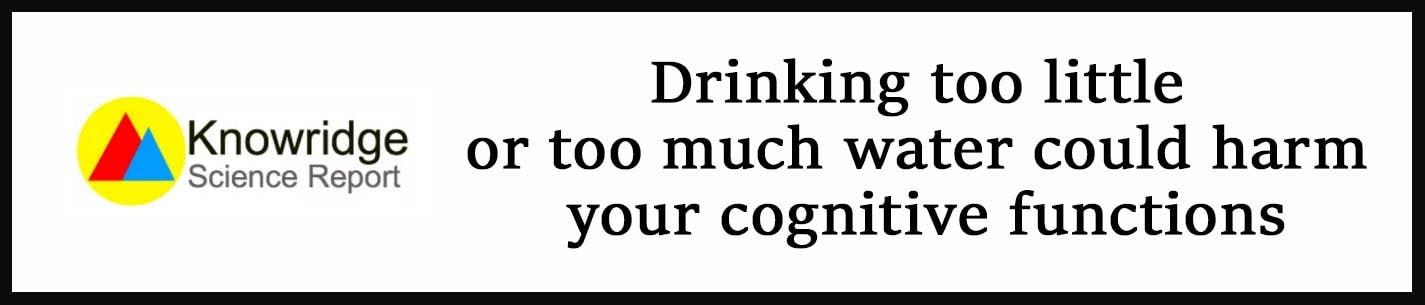 External Link: Drinking too little or too much water could harm your cognitive functions
