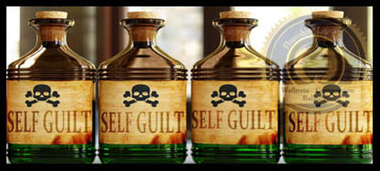 Four medicine bottles with a poison label with the words 