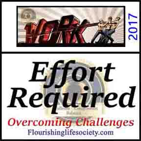 Effort Required. A Flourishing Life Society article link