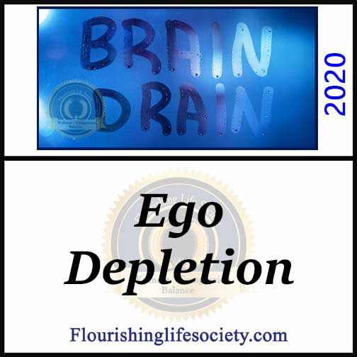 Flourishing Life Society Link. Ego Depletion. The strength model of self-control
