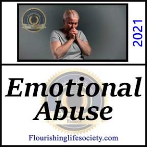 Emotional Abuse: Psychological Warfare Over Control. A Flourishing Life Society article link