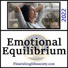 Emotional Equilibrium. Flourishing Life Society article link