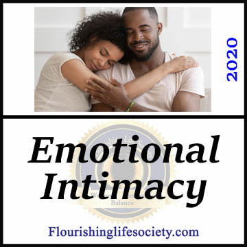 FLS link: Emotional Intimacy | Creating Space for sharing. A psychological battle of opposing needs requires purposeful effort to meet both safety and belonging needs.