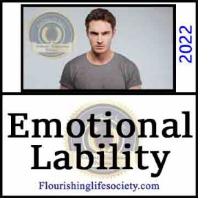 Emotional Lability. A Flourishing Life Society article image link