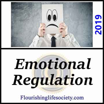 FLS link-- Emotional Regulation: Emotions energize and push for action. Healthy regulation capitalizes on the richness of emotion and directs the energy towards life objectives.