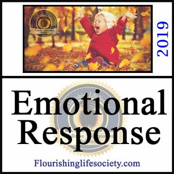 Emotional Response. Emotions and Goal Fulfillment. A Flourishing Life Society article image link