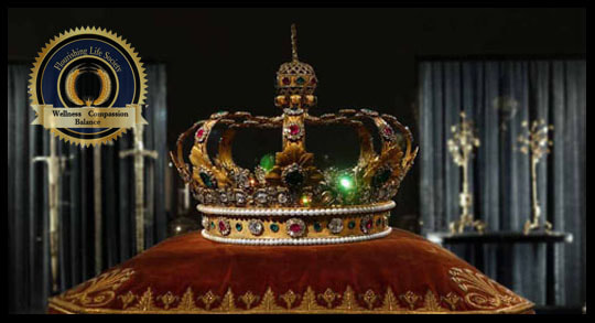 A royal crown on a pillow. A Flourishing Life Society article on entitlement of ease