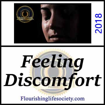 Feeling Discomfort. A Flourishing Life Society article image link