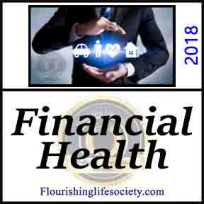 Financial Health. Financial Stability and Wellness. A Flourishing Life Society article link