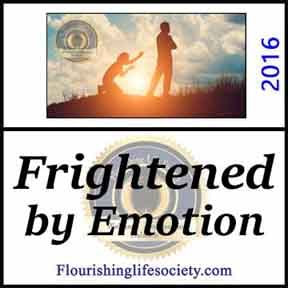 Frightening Encounters with Emotions. A Compassionate Reaction to Other's Emotions. A Flourishing Life Society article link