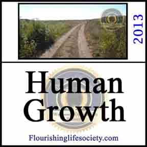 Human Growth. Healthy Transformations. A Flourishing Life Society article image header
