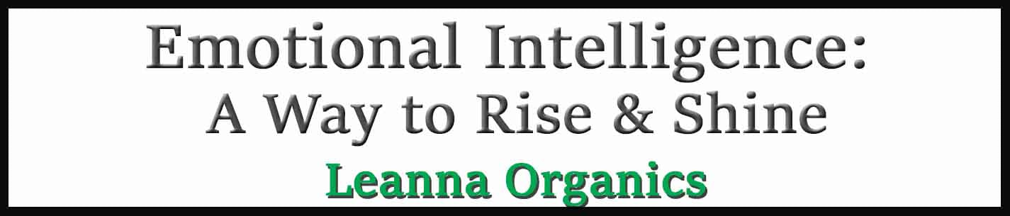 External Link. Leanna Organics. Emotional Intelligence is Here For All of Us.  A Way to Rise and Shine