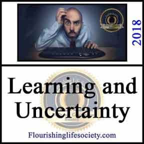 Learning and Uncertainty. Flourishing Life Society article image link