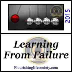 Learning from Failure. A Flourishing Life Society article link