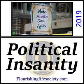 Political Insanity. Leave the Kid Alone. A Flourishing Life Society article link.