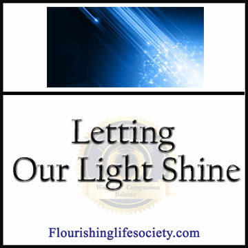 Flourishing Life Society article link. Being true to ourselves.