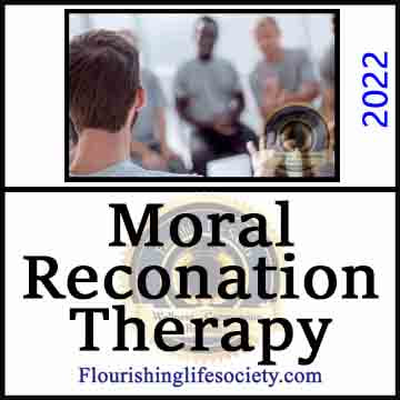Moral Reconation Therapy. A Flourishing Life Society article link