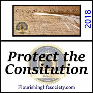 Link: Protecting the Constitution--The Constitution of the United States is not Republican or Democrat. The founding fathers saw the evil of oppressing governments and created a framework of protection. Undermining these protections to achieve political objectives is dangerous, and opens the doors to evils our founding fathers saw long ago.