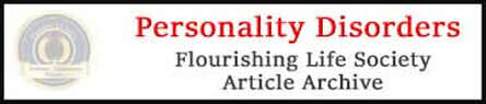 Personality Disorders Article archive link