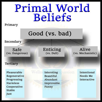Primal World Beliefs. Primary, Secondary and Tirtiary Beliefs. Flourishing Life Society