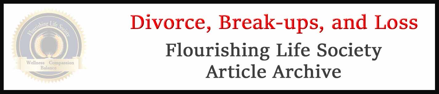 Banner link to Flourishing Life Society's relationship endings articles