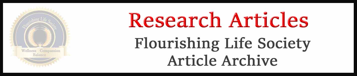 Flourishing Life Society Link to research articles