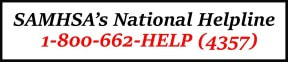 SAMHSA's National Helpline 1-800-662-4357