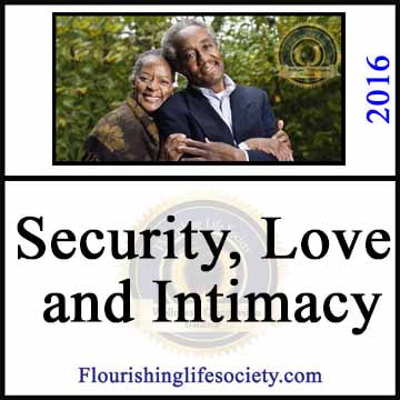 Security, Love and Intimacy. Flourishing Life Society article link