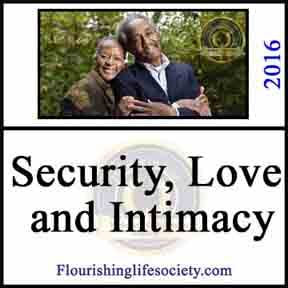 Security, Love and Intimacy. Article link