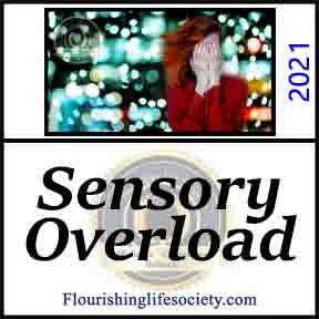 Sensory Overload. A Flourishing Life Society article link