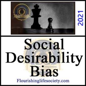 Flourishing Life Society article link for Social Desirability Bias