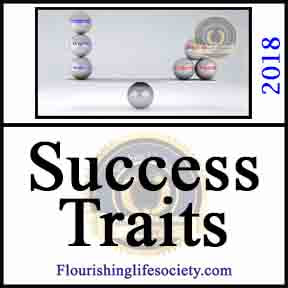 A Flourishing Life Society article link. Success Traits