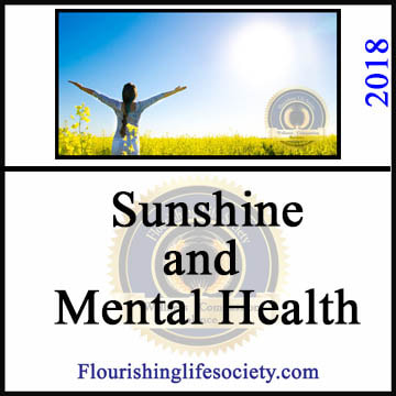 Flourishing Life Society Link. Sunshine and Mental Health