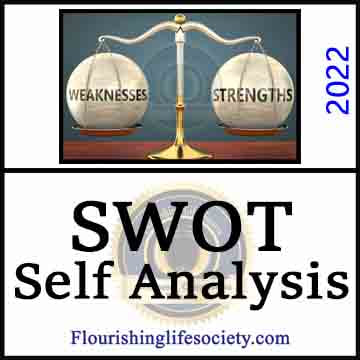 SWOT Self Analysis. A Flourishing Life Society article image link