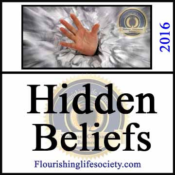 Uncovering Hidden Beliefs. Albert Ellis's ABC model. A Flourishing Life Society image link